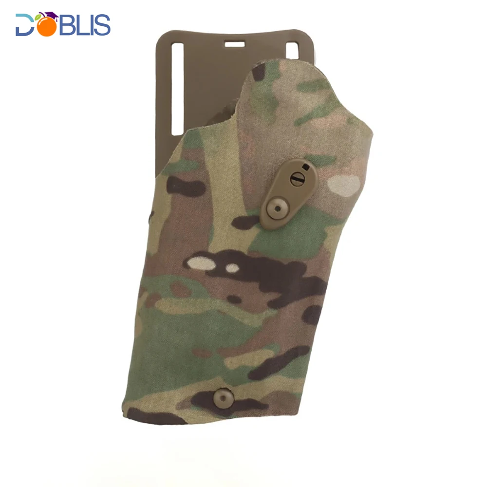 

QLS Quick Release System for Quickly Pulling Glock Leg Cloth Cover From WoSporT P320+X300 Flashlight Holster.