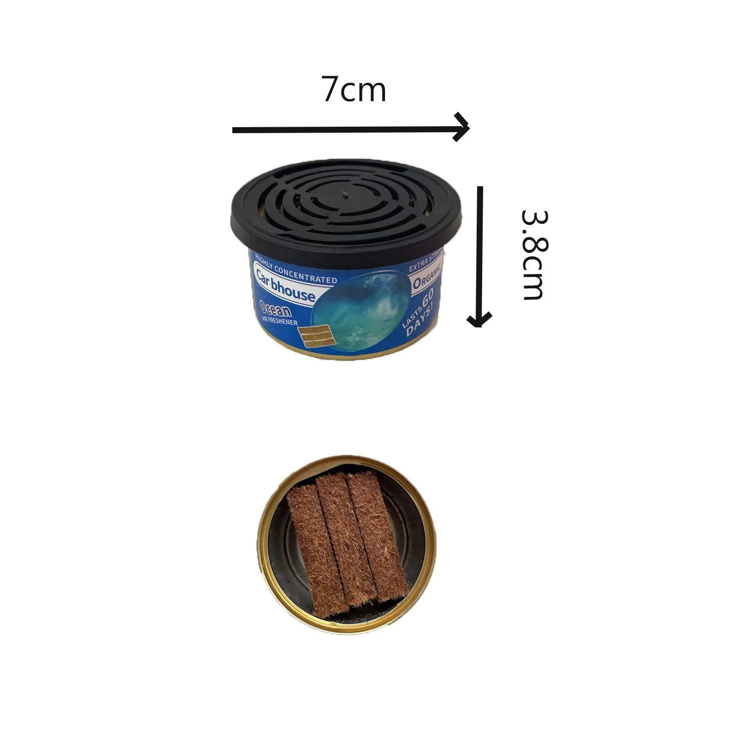 Car Air Fresheners: lemon Scent | Organic Cans | Odor Eliminator Essential | Long-Lasting | Strong Fragrance | For Home Closet 6