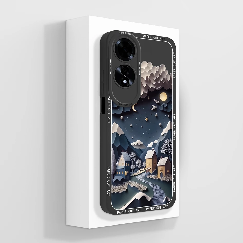 Fashionable Coloured Drawing Phone Case - Soft Silicone Anti-Drop Protective Shell
