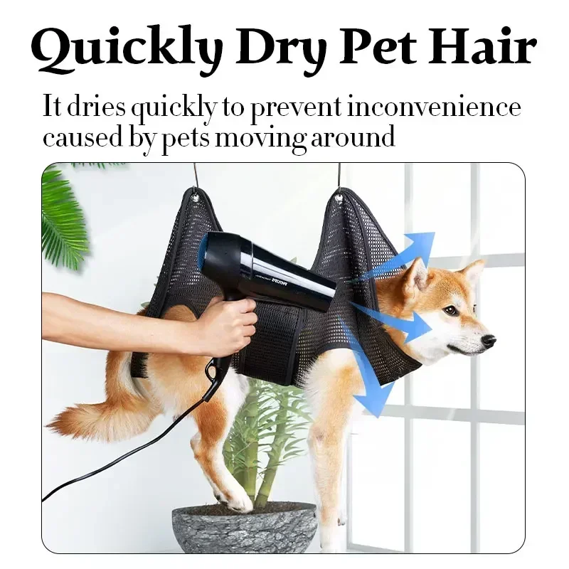 

Dog Hammock Pet Cat Grooming Hammock Helper Cat Nail Clip Trimming Restraint Bag Pet Beauty Hammock Bathing Grooming Bag