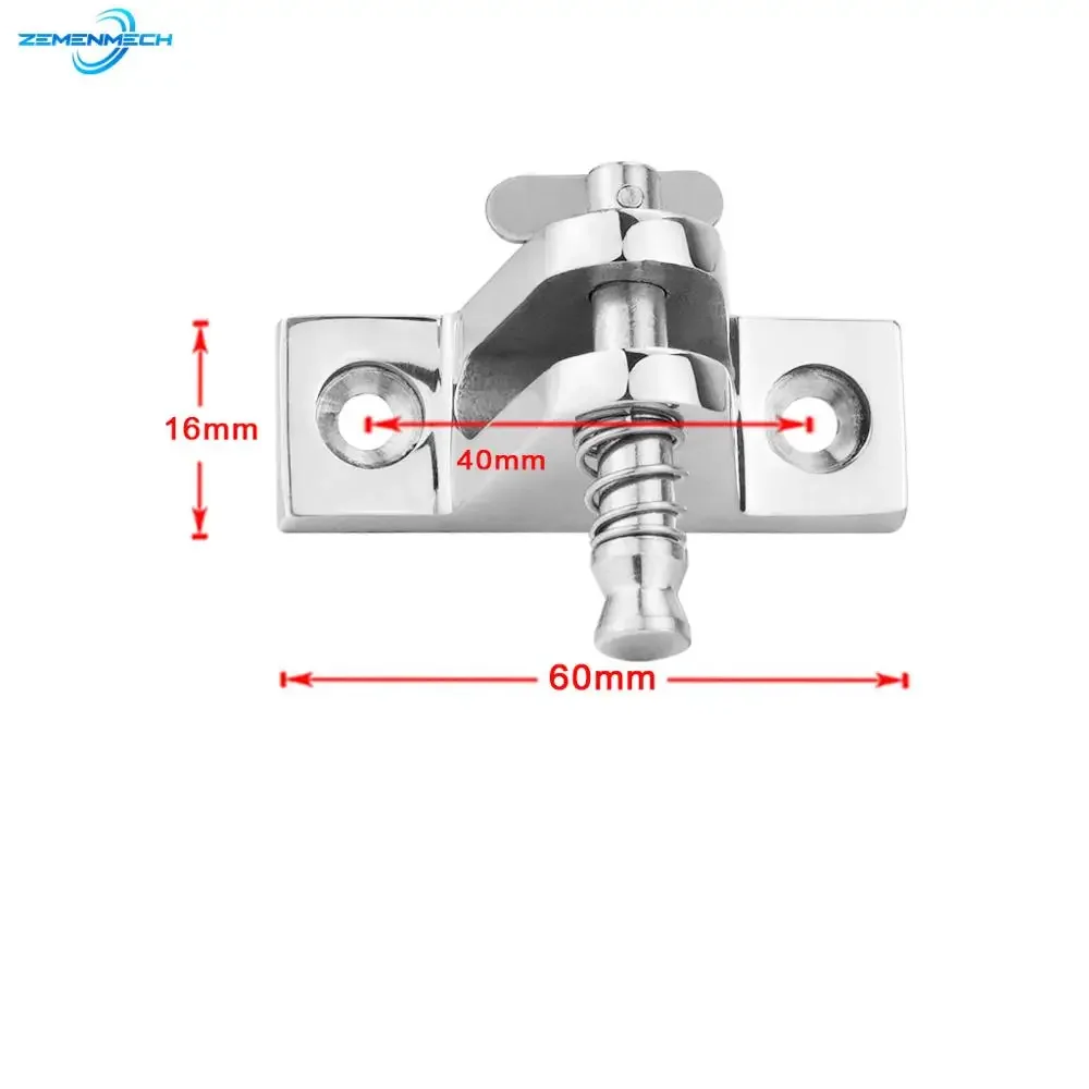316 Stainless Steel Boat Bimini Top Deck Hinge with Quick Release Pin 90 Degree Boat Accessories Marine Kayak Canoe Yacht Cover