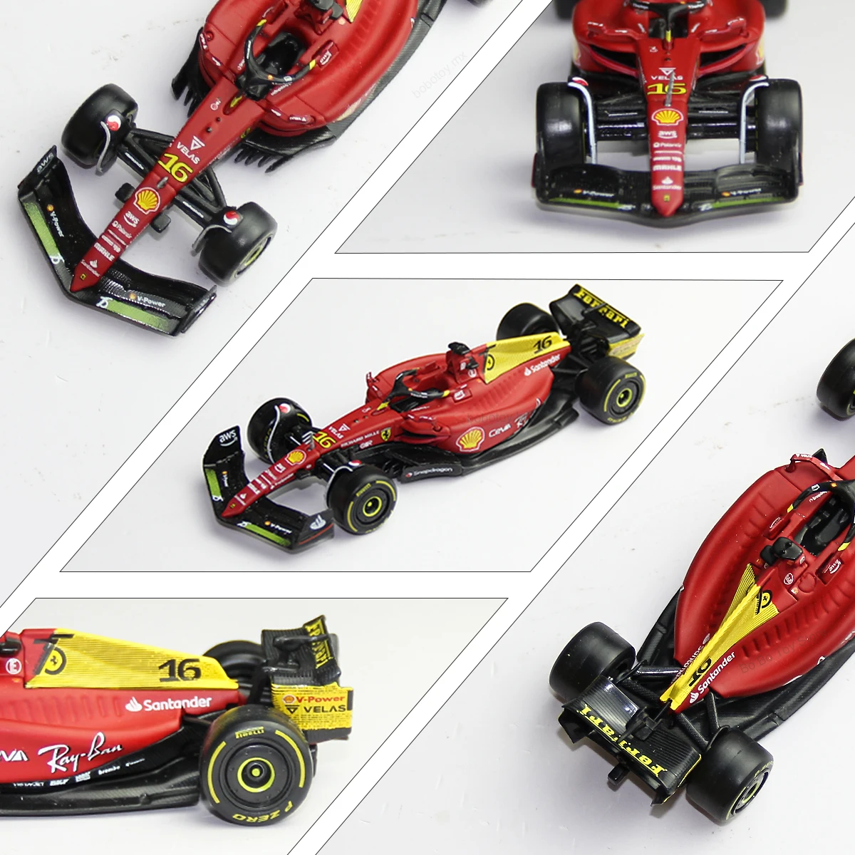 Bburago 1:43 F1 Ferrari F1-75 75th Anniversary #16 Leclerc #55 Sainz Monza Italian GP Alloy Vehicle Diecast Cars Model Toys Gift 4