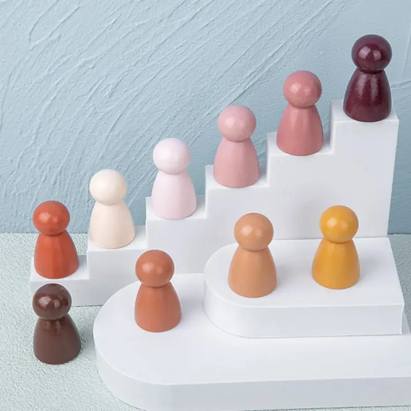 Arched Wooden Building Blocks Kids Montessori Games Color Learning Teaching Aids Baby Educational Toys for Children wooden blocks building blocks wooden toys