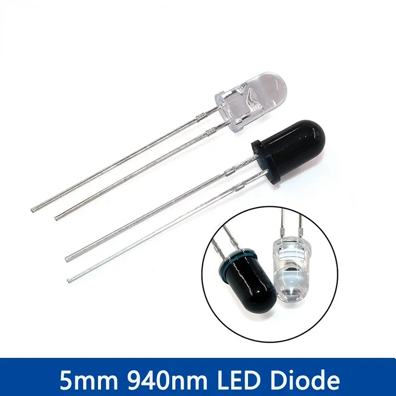 Emettitore Led Biadesivo 3 M Forte N. 10 LED Emettitore Infrarosso - Power IR Emitter ...