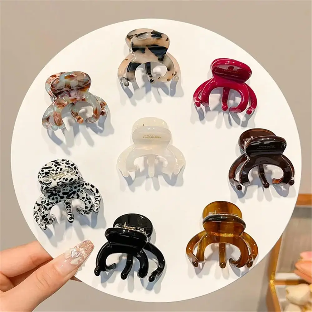 Elegant Acetate Hair Claw Clip - Retro Fashion Accessory