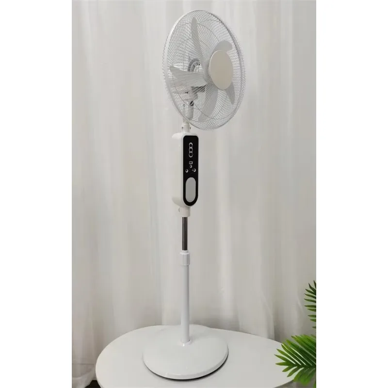 25W 30W 태양광 패널 스마트 충전식 전기 스탠드형 선풍기 (리모컨 포함)