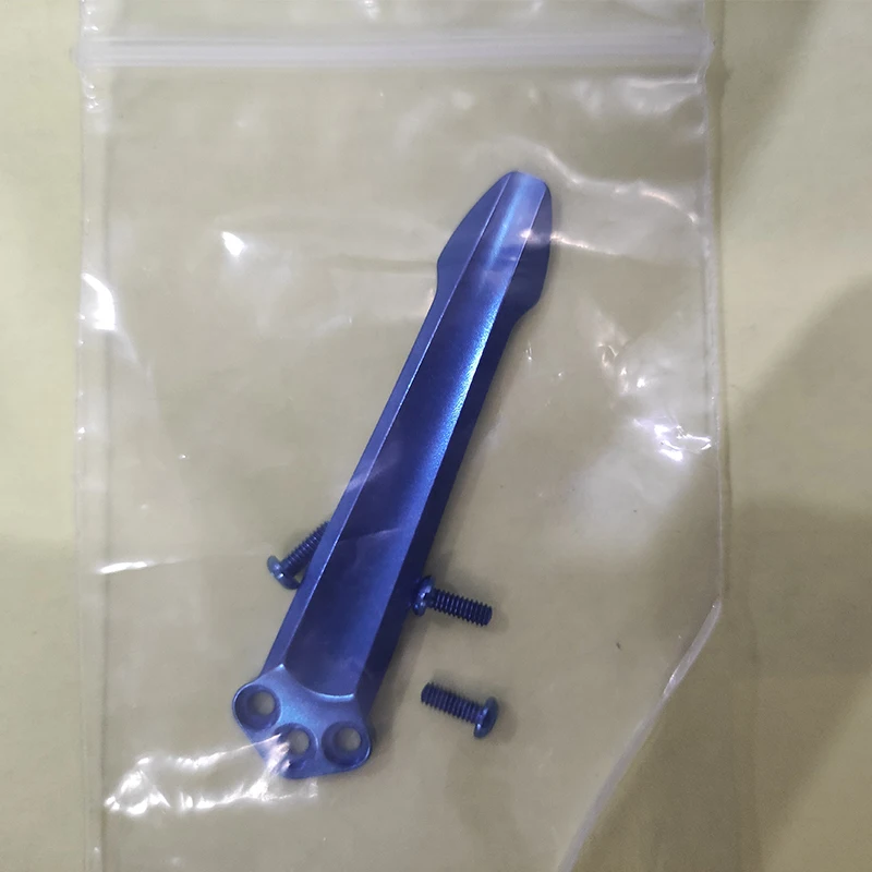 

Titanium Alloy Pocket Knife Back Clip For Benchmade Griptilian 551 Emerson CQC Knives 3-Hole With 3 Titanium Screws CNC DIY Tool