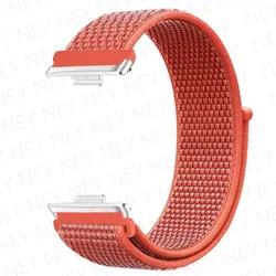Breathable Nylon Loop Sport Band for Smartwatches - Adjustable and Stylish Watch Strap Accessory (22 Apricot)