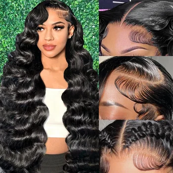 280% Remy 30 40 Inch Body Wave 13x6 Hd Lace Frontal Wig Human Hair Brazilian Pre Plucked Lace Wigs For Women 13x4 Lace Front Wig 1