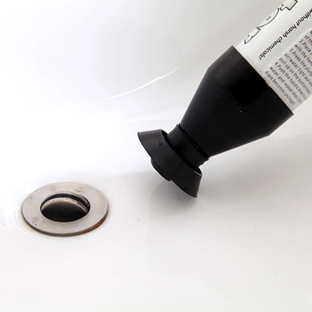 Toilet Plunger High Pressure Toilet Air Plunger with 2 Type Suction Cups Toilet Plunger Tool Pump Toilet Plunger for Bathroom