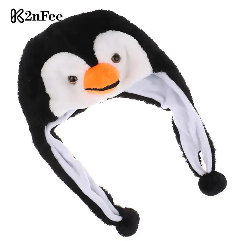 

1PCS Warmer Cartoon Animal Penguin Mascot Plush Warm Cap Hat Warmer Cartoon Animal Penguin Mascot Plush Warm Cap Hat