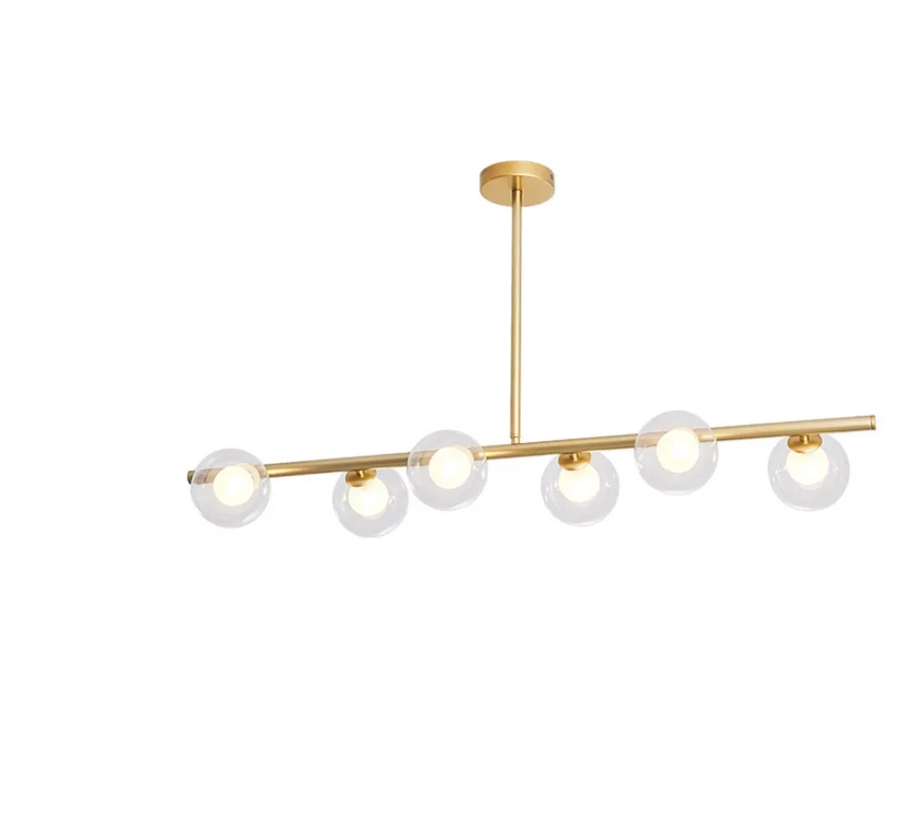 

Modern White Glass Ball Chandelier Pendant Lamp For Dining Table Living Room Bedroom 3/5/6/8 Heads Indoor Lighting Suspension