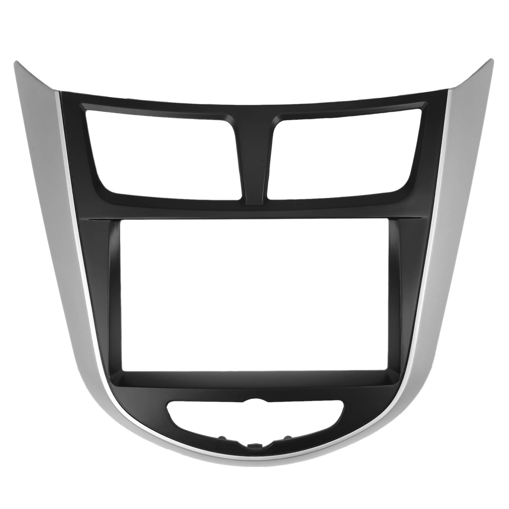 

Автомобильный радиоприемник рамка панель DVD отделка комплект для HYUNDAI I-25 I25 Accent Solaris Verna 2DIN приборная панель стерео интерфейс, 2 Din