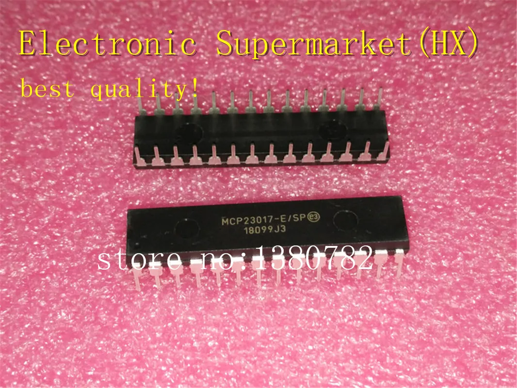 

Free Shipping 5pcs-50pcs MCP23017-E/SP 100% new DIP-28 IC In stock!