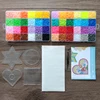 Fuse Beads Kit 24/48 colors 2.6MM 3D Pixel Puzzle Iron Beads Handmade Crafts Decor DIY Make Puzzle High Quality Melting Beads 1