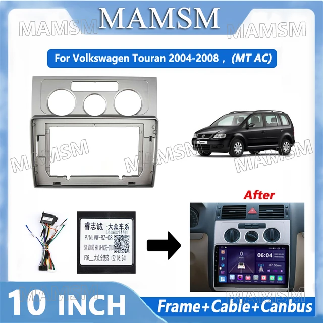 For Volkswagen Passat/MERCEDES-BENZ A-klasse(W168) 1996-2005 Car Radio  Fascias Video Player Panel Frame 2 Din Stereo Cover Frame - AliExpress