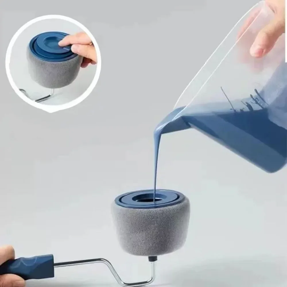 1/7pc Profesional Wall Paint Roller Set DIY Sponge Self Suction Wall Painting Machine Painting Treatment Tools paint roller