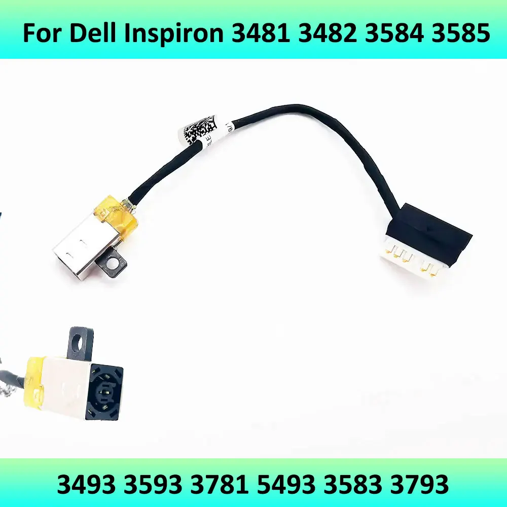 DC Power Jack Socket Cable Connector for Dell Inspiron 17 3793 3480 3481 3580 3581 3582 3583 3584 3590 3593 DC301011R00