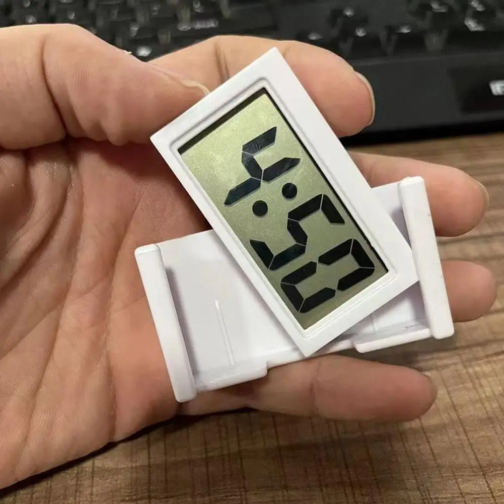 Car Electronic Clock Dashboard Time Electronic Digital Display Car Clock Self Adhesive Simple Digital Clock Car Accessories - 2