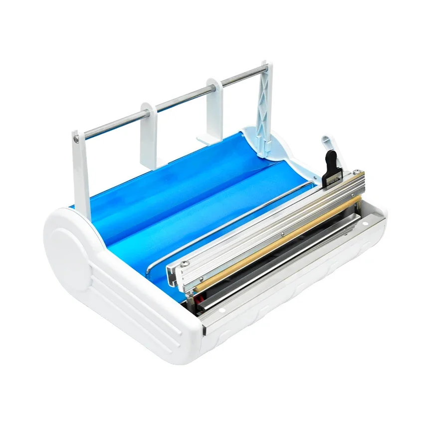 SEAL80-2 Dental Sealing Machine Sterilization Bag Packaging Machine Disinfection Bag Sealer With Stand AC220V 50Hz 500W 0-250mm