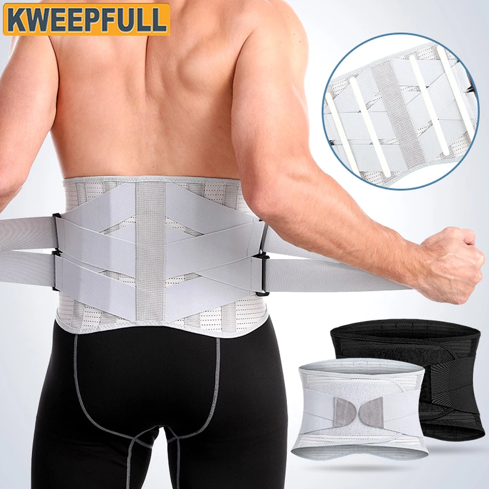 Back Support Lower Back Brace Back Pain Relief Lumbar Support Belt Men  Women