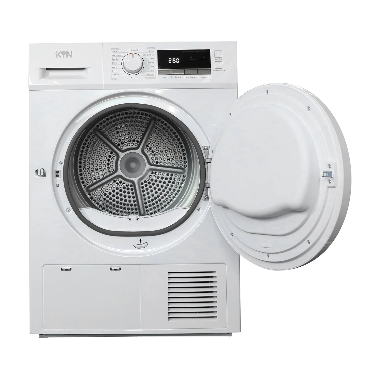

large capacity intelligent 10 kg variable frequency full automatic front load washing machine with hot dry 2 in 1