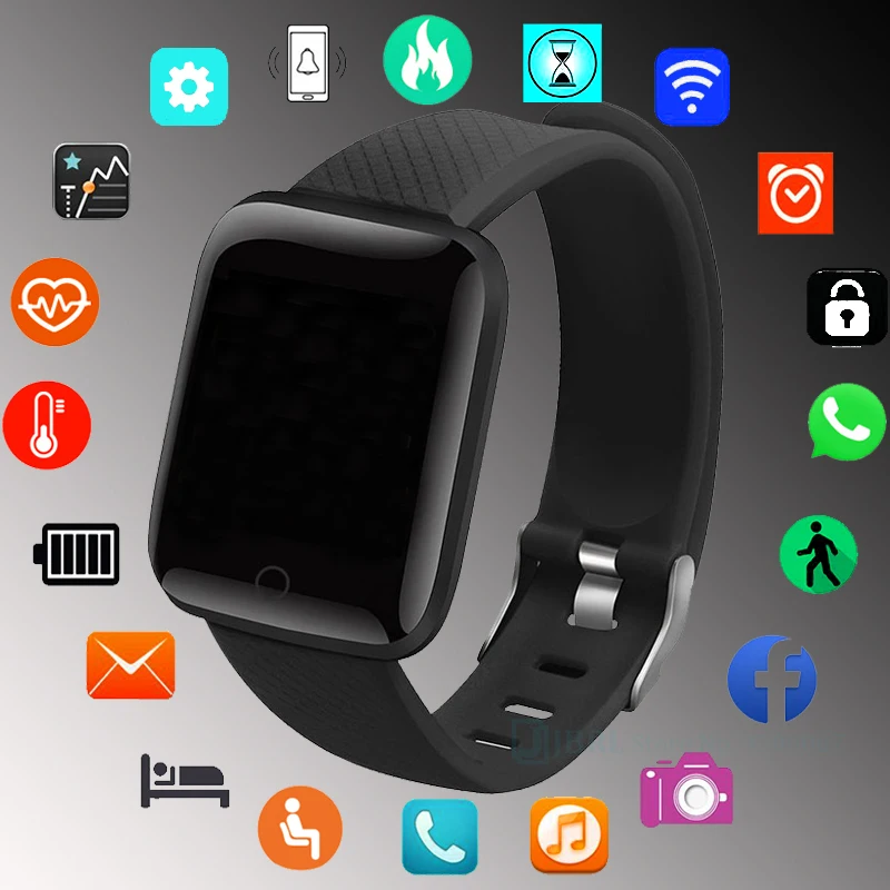 aliexpress.com - Silicone Sport Smart Watch Men Women Kids Fitness Watches Bracelet Electronics Smart Clock For Android iOS Waterproof Smartwatch