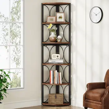 6-Tier Corner Bookshelf 1
