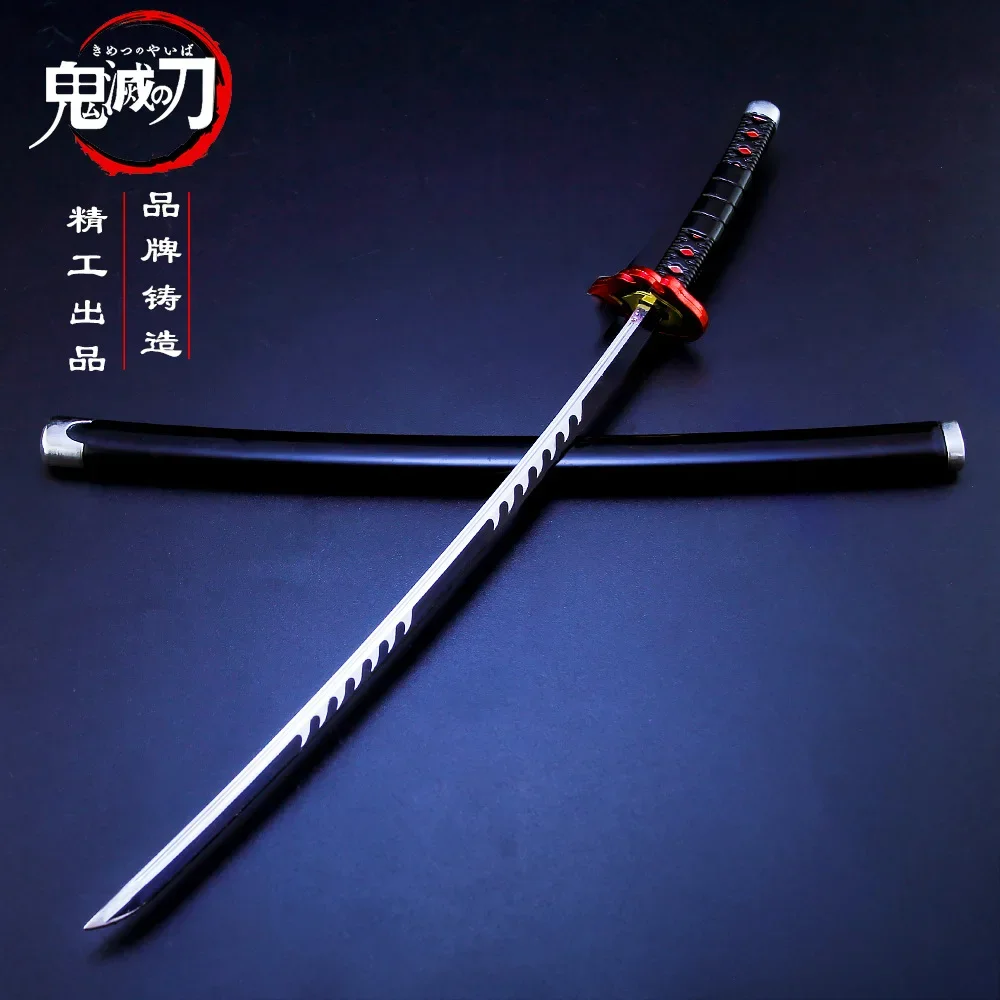 Demon Slayer Katana Sword Kamado Tanjirou Third Nichirin Blade 25cm Metal Anime Peripheral Samurai Sword Model Gifts Toys Boys 6