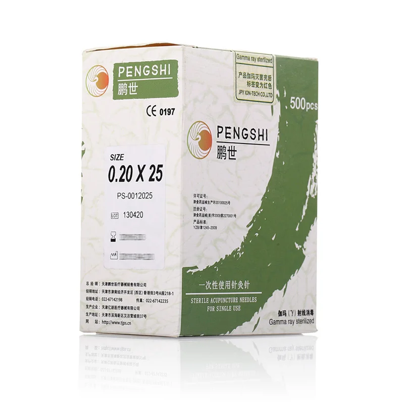 10 boxes disposable Sterile Acupuncture Needles Single Use 500pcs/box