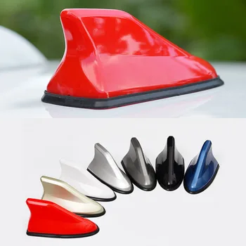 Car shark antenna Car Antennas Shark Fin Antenna Auto Radio Signal Aerials Roof Antennas for universal car model Car Styling 1
