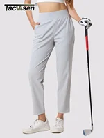 TACVASEN UPF 50+ Golf Pants Women's Lightweight Quick Dry Stretch Pants High Waisted Work Athletic Casual Pants 5 Pockets 1