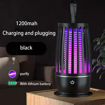 전기 충격 모기 킬러 램프, UV 라이트, USB 충전, 야외 음소거 트랩, 파리 벌레 퇴치, 모기 방지 조명, 신제품