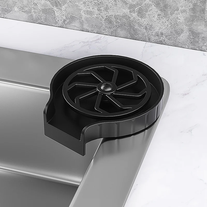 Kitchen Sink Rinser Automatic Glass Cup Washer High Pressure Bar Beer Milk Tea Cleaner Accessories Wash Tool