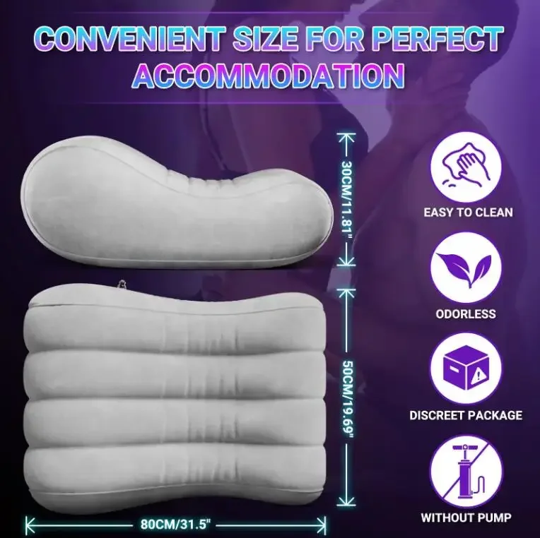 Inflatable Sex Aid Wedge Pillow Love Position Cushione Sex Furniture Erotic Sofa Adult Games BDSM Toys For Couples Adult%