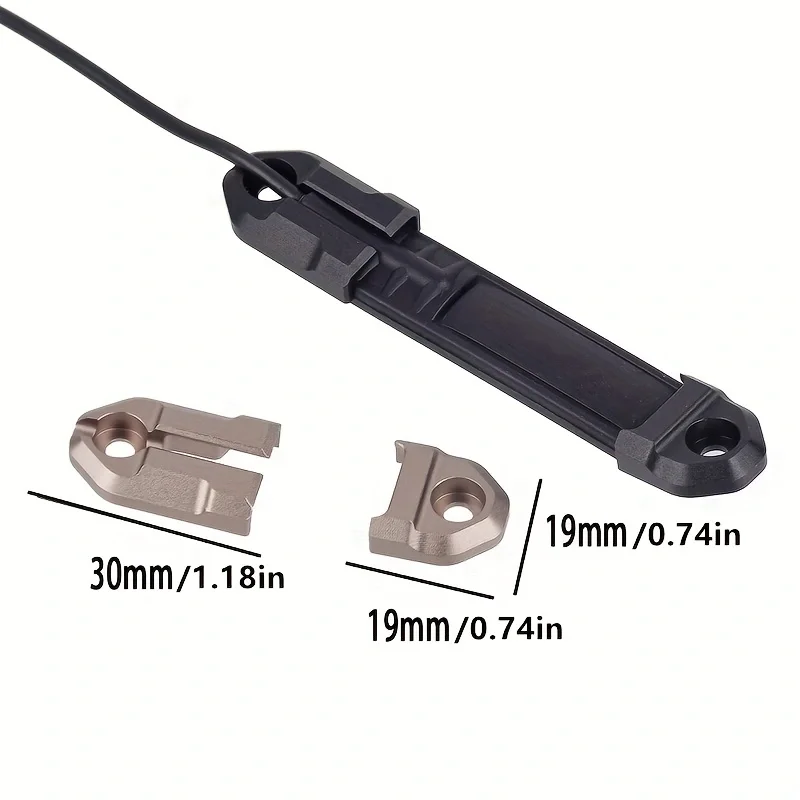 Weapon Flashlight Mount Flashlight Mount Surefir Tough Tactical Tools Type Remote Tape Switch Mount Plate Fit M300 M600C M600U Series Weapon Light Mlok Keymod Rail