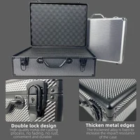 ToolBox Portable Aluminum Safety Equipment Toolbox Instrument Case Storage Box Suitcase Impact Resistant Case with Sponge 1