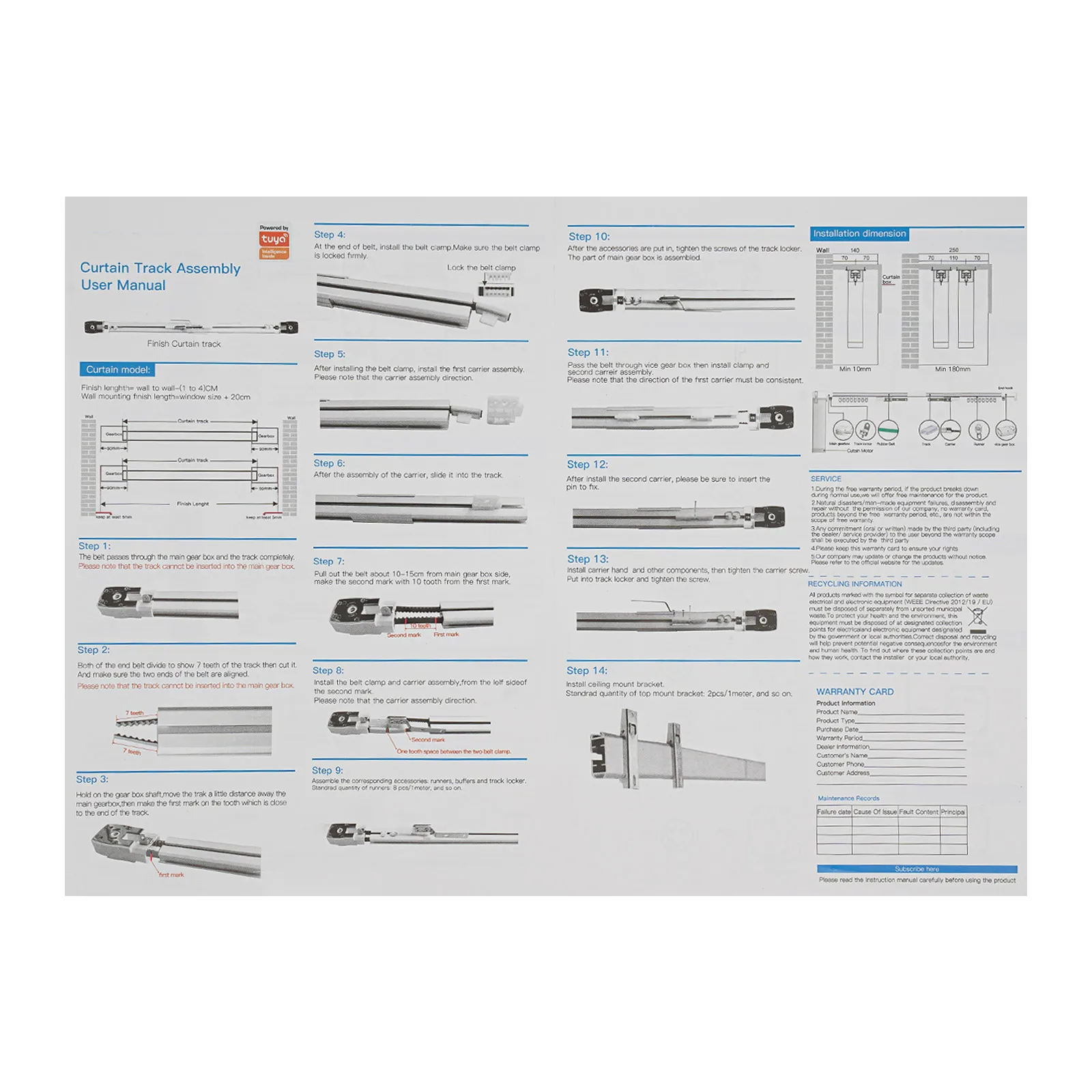 curtain rail installation