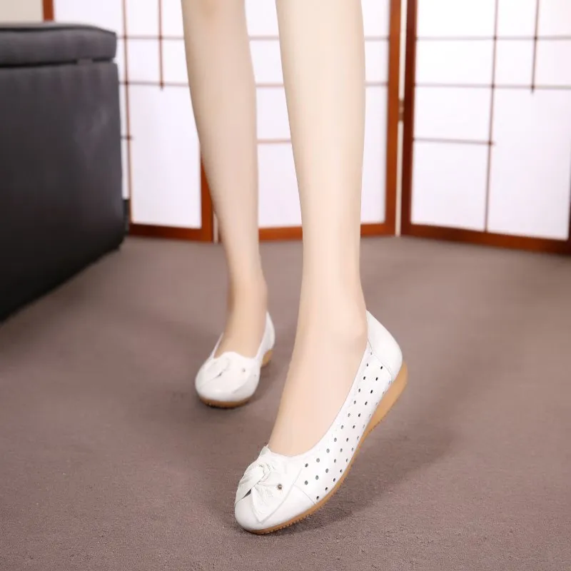 

Лоферы женские из воловьей кожи, на танкетке, без застежек, элегантные модные туфли-лодочки, плоская подошва, на платформе, большие размеры