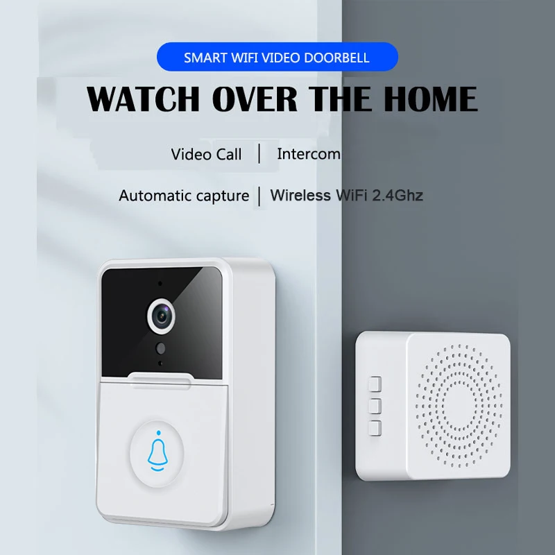 Smart Doorbell Carmera X3 Pro 1080P HD Video Door Bell WiFi Phone - Main Image