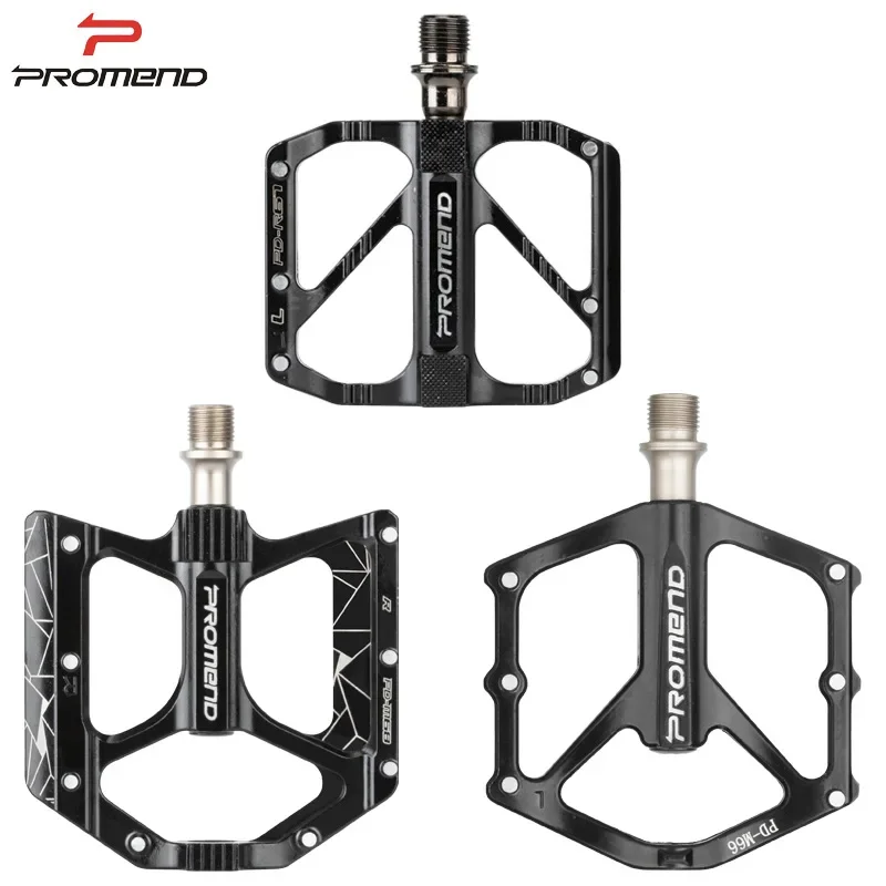 

PROMEND MTB Road Bike Ultra Light Pedal 9/16 Flat Non-slip Lubrication 3 Palin Bearing Pedals Mountain Bike parts Accessories