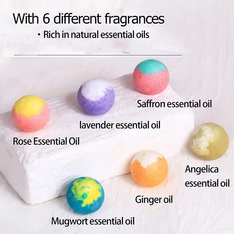 Herbal Essential Oil Foot Soak Balls Wormwood Ginger Pills