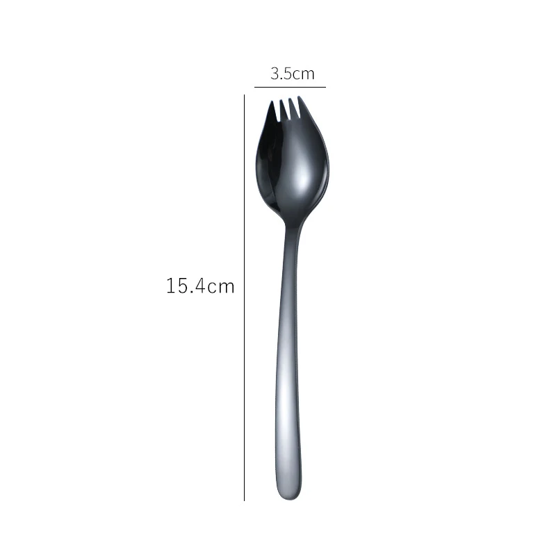 Sporks Acciaio Inox 18/10 - Cucchiaio Forchetta Multiuso 19cm Per Campeggio E Casa