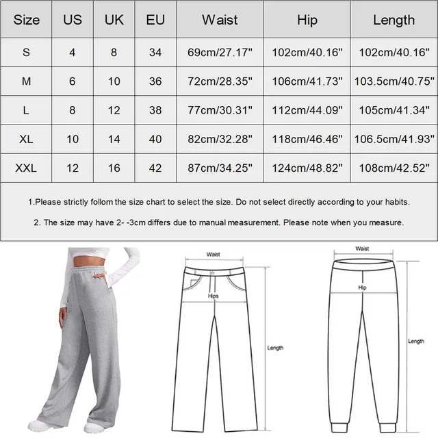 Women’s Drawstring Sweatpants Wide Straight Leg Pants Solid Color Sweatpants Casual Pants For Women 2024 Spring Emale Clothes 6