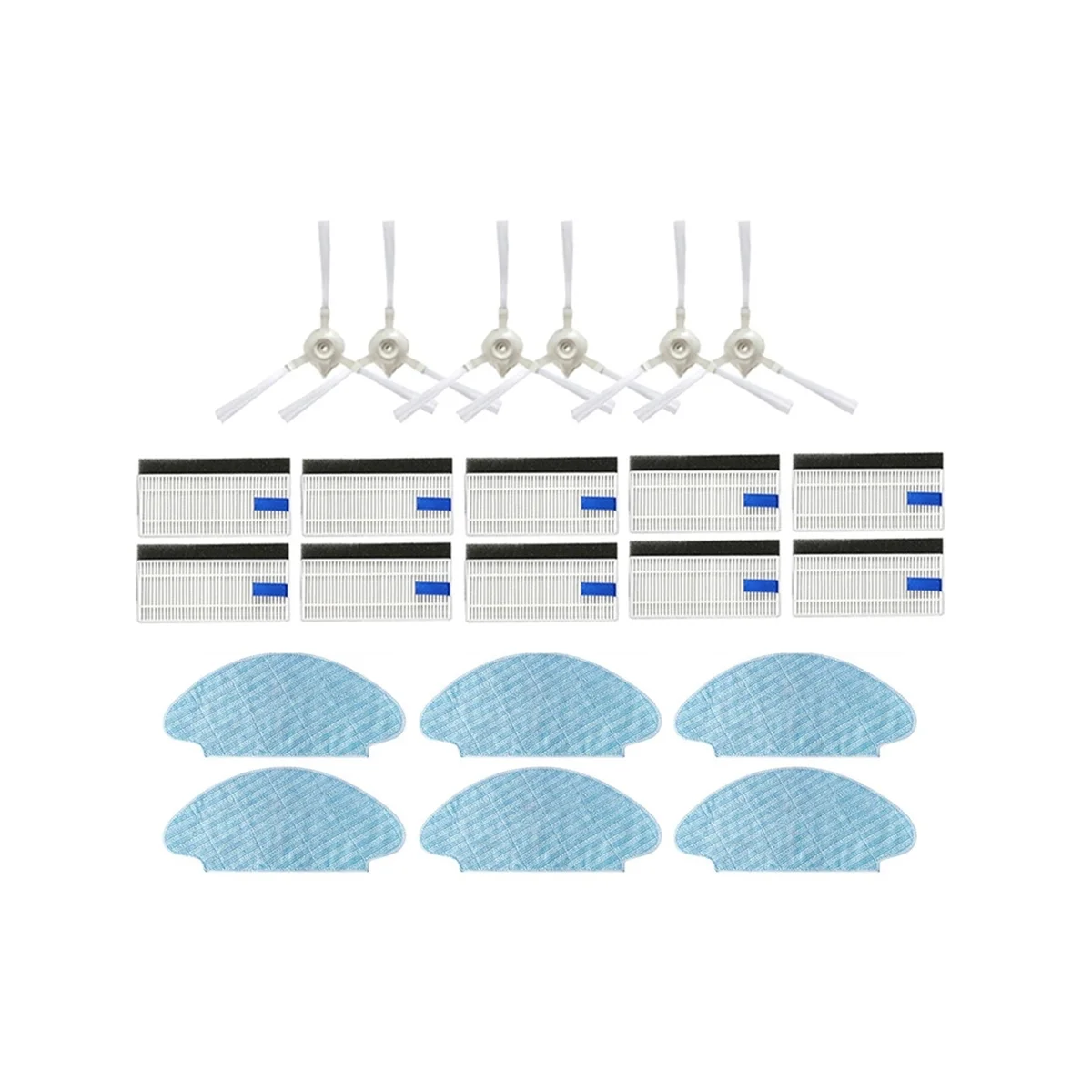 

Запчасти для пылесоса для X-Plorer серия RG6825/RG6871/RG6875, фильтр для робота, боковая основная щетка, коврик для мытья