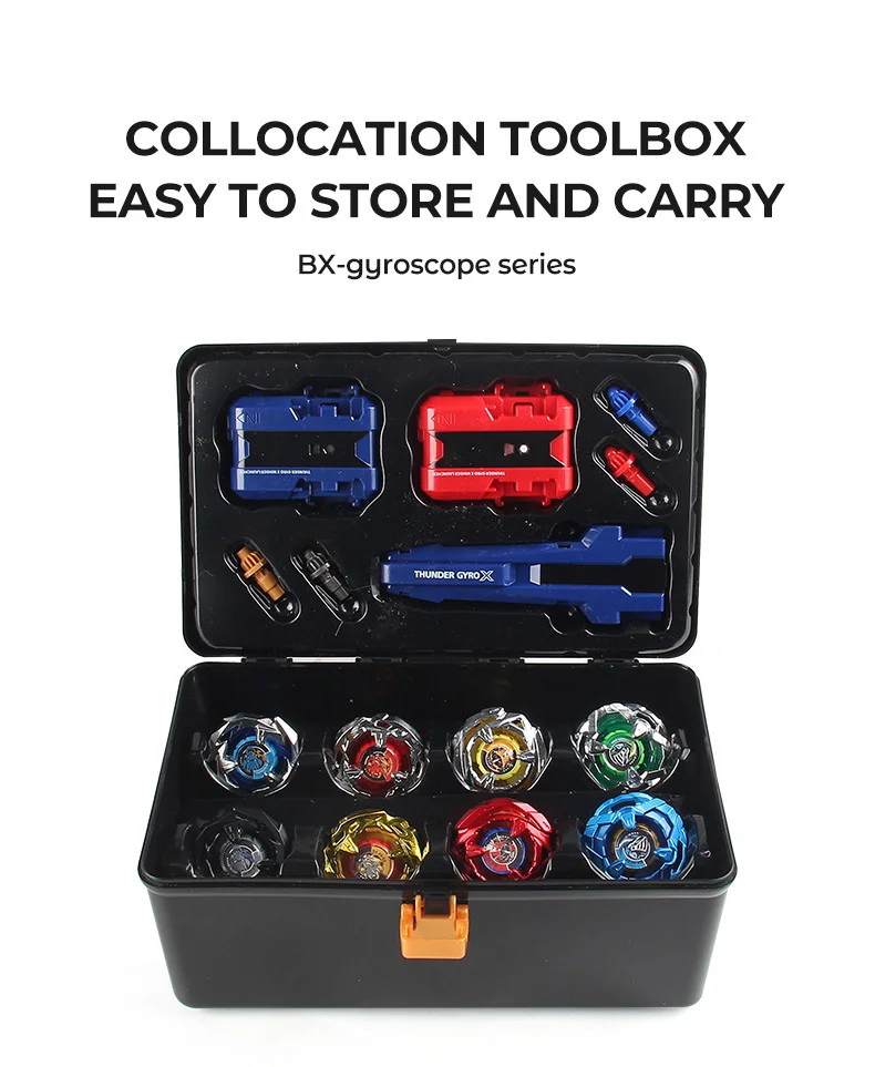 8 PCS BX-01/02/03/04 BX00-01/02/03/04 Bey X with Grip and