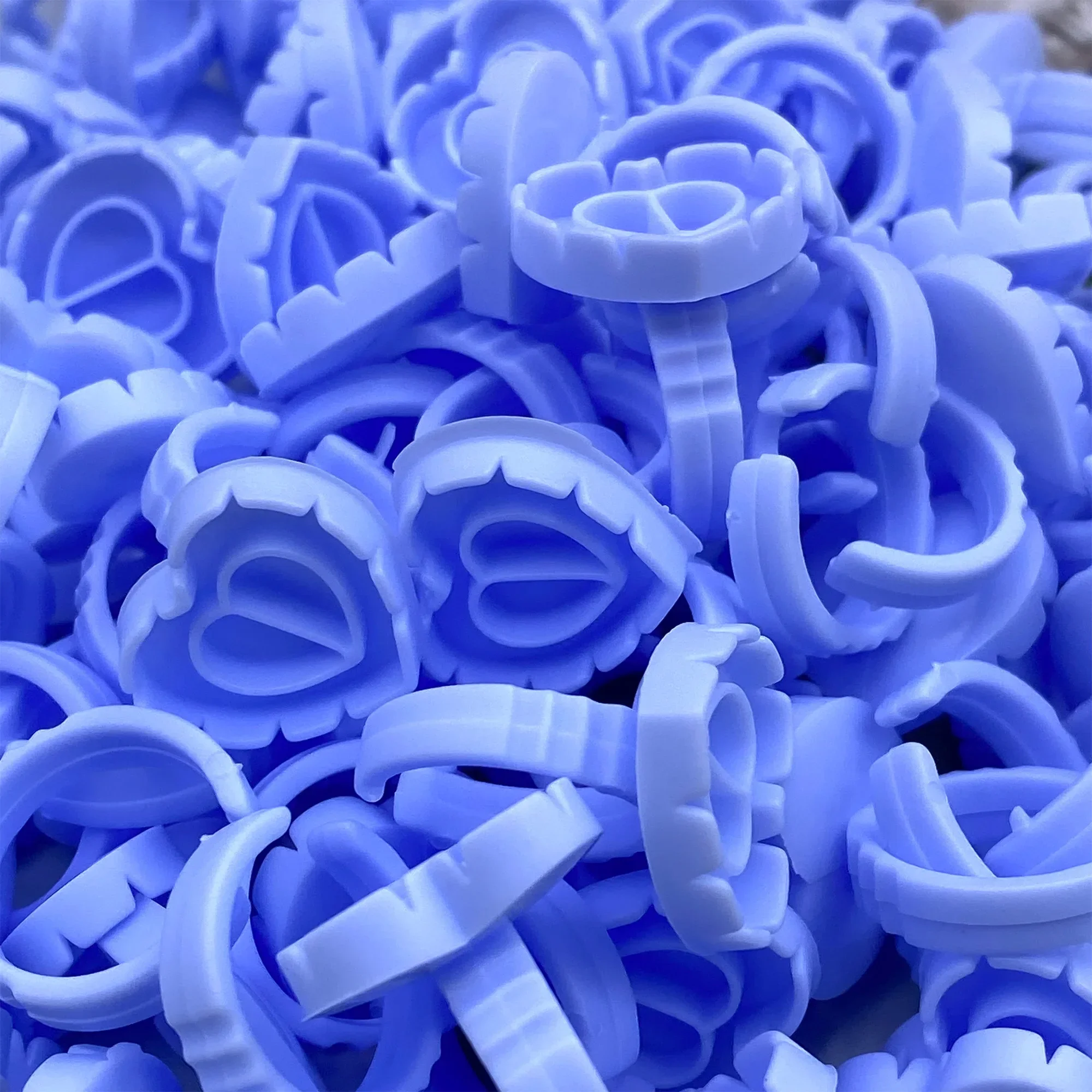 1000Pcs Disposable Eyelash Glue Fan Cup Rings Holder Container Tattoo Pigment Eyelash Extension Tools Lash Supplies  Wholesale