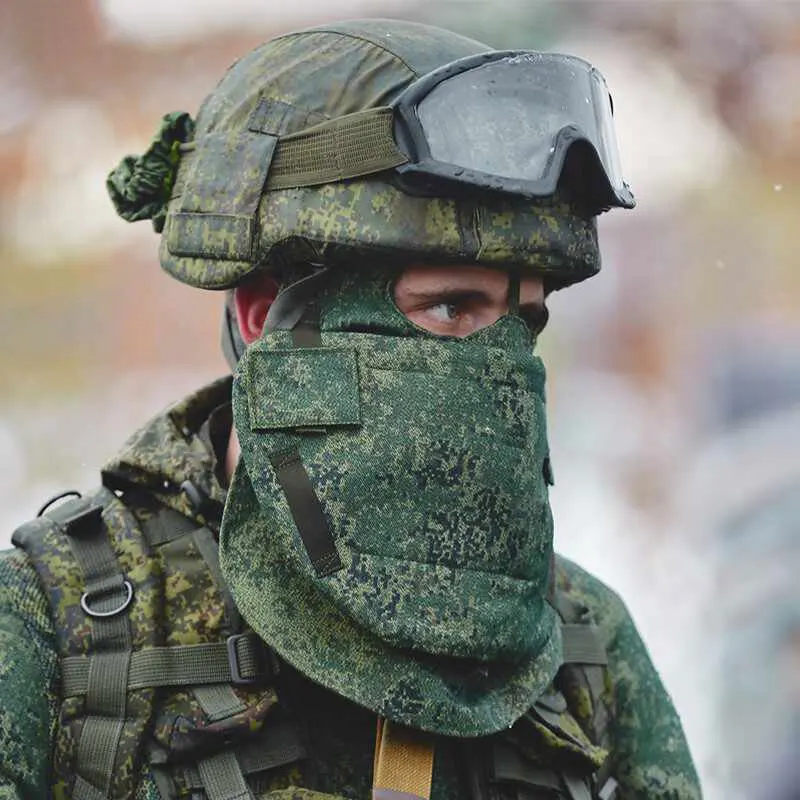 ロシア軍 6B49 手袋用ガード 実物 Russian 6b49 Tactical Face Mask Shield And Leg Guard