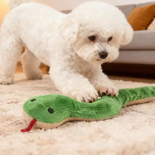 Hot Sale Dog Toy Snake Interactive Toy Kitten Kick Toy Interactive Pet Toy for Indoor Cats 16.5 Inches Pet Supplies - Image 3