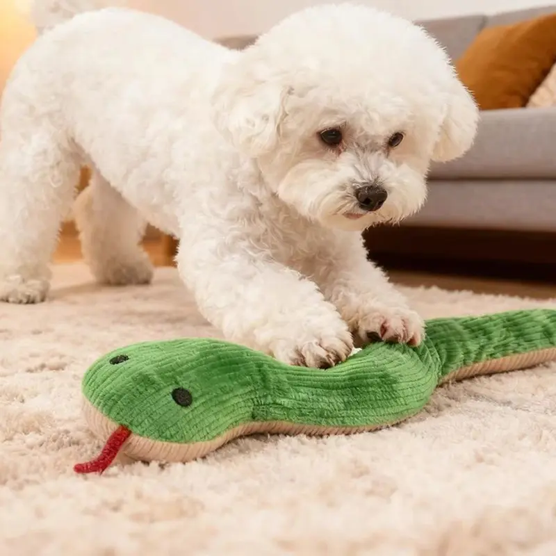 Hot Sale Dog Toy Snake Interactive Toy Kitten Kick Toy Interactive Pet Toy for Indoor Cats 16.5 Inches Pet Supplies - Image 3